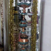 بوفه و ساعت ایستاده برنزی