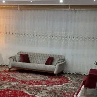 پرده ،زیر پرده،کتیبه همراه چوب پرده ها