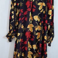 شومیز کرپ حریر طرحدار