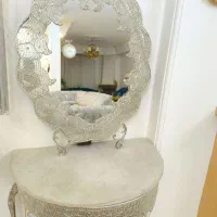 آینه شمعدان و کنسول ملیله