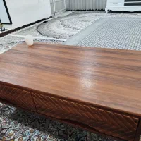 میز جلو مبلی با سه عدد عسلی در حد