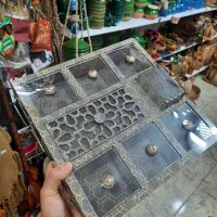 جعبه تیبگ و آجیل چوبی