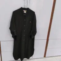 مانتوتابسنانی سایز۴۸ رنگ سبز تیره