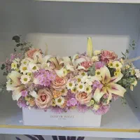 باکس کشیده گل رنگبندی خاص کد ۱۱۵۲ گلاریس