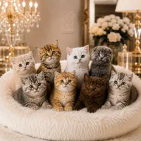 بچه گربه آپارتمانی