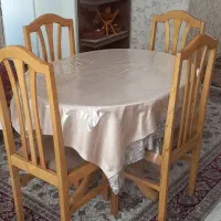 سلام میز ناهار خوری چوب راش چهار نفری