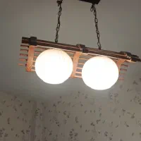 لوستر آشپزخونه یا اتاق خواب با شیشه شامپانی|لوستر و چراغ آویز|کرج, خرمدشت|دیوار