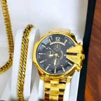 ست طلایی اقایان مدل Goltrionex//جذاب و حرفهای