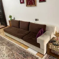 مبلمان ال ۷ نفره با میز وسط و سه عدد عسلی