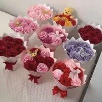 تخفیف گل روبانی و پروانه ای ریسه دار|گل مصنوعی|تبریز, |دیوار