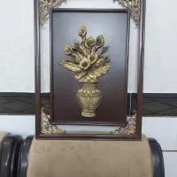 تابلو چوبی گل برجسته