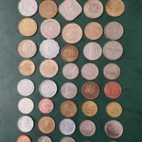 پک ۵۰ عددی سکه غیر تکراری کشورها|کلکسیون سکه، تمبر، اسکناس|مشهد, آزادشهر|دیوار