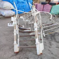 پله آهنی گرد ضخیم و سنگین|مصالح و تجهیزات ساختمان|مشهد, چهنو|دیوار