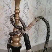 قلیان برنجی تو پر قدیمی