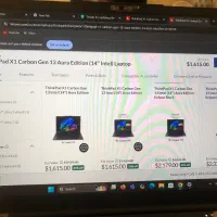 Labtop Lenovo Gen13th carbon