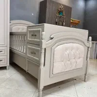 سرویس خواب تخت کمد پاتختی دراور  ویترین