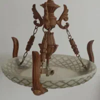 لوستر چوبی شیک