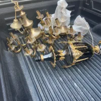 خریدار لوستر فلزی  طلایی برنجی|لوستر و چراغ آویز|تهران, شهرآرا|دیوار