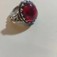 انگشتر نقره یاقوت اصل افغان