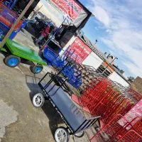 گاری ۱۳۰ در ۹۰ اهرمی ۳۶۰درجه چهار چرخ دستی حمل بار