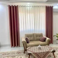 پرده پانچ کتون ساویز کد ۶۹|پرده، رانر، رومیزی|اصفهان, چشمه باقرخان|دیوار