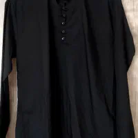 پیراهن تترون مشکی مردانه