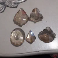 ۲۰۰۰ عدد آویز کریستالی شامپاینی و شفاف