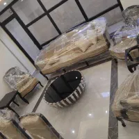 مبل سلطنتی استیل ۹ نفره ناهار خوری آکبند نو