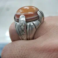 انگشتر نقره بابا قوری سه پوست