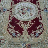 فرش ماشینی ۴ متری زمینه قرمز|فرش|اردبیل, |دیوار