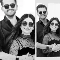 طراحی و نقاشی چهره سیاه قلم تخفیف ویژه