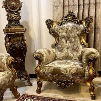 مبلمان سلطنتی ۷ نفره|مبلمان خانگی و میز عسلی|تنکابن, |دیوار