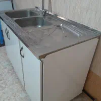 سینک و کابینت به همراه شیر آب|مصالح و تجهیزات ساختمان|اردبیل, |دیوار