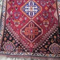 فرش دستباف طرح ترنج.قشقایی