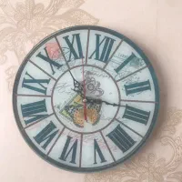 ساعت دیواری تمام شیشه