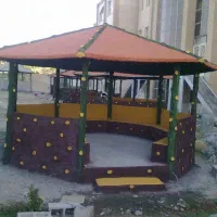 استادپلاستر طرح سنگ و طرح چوب آلاچیق کاهگل|خدمات پیشه و مهارت|هندیجان, |دیوار