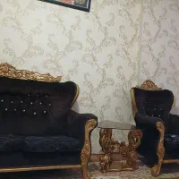 مبل ۷ نفره بامیزعسلی|مبلمان خانگی و میز عسلی|نسیمشهر, |دیوار