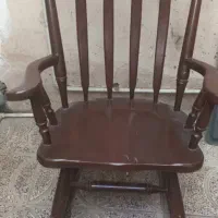 صندلی راک چوب