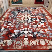 فرش مشهد طوسی لاکی پتینه ۱۲۰۰ شانه ۳۶۰۰