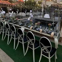 صندلی کلاسیک رنگ سفید طلایی/تالار رستوران|عمده‌فروشی|دهلران, |دیوار