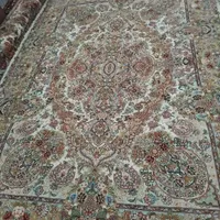 فرش۱۸متری۴۰رج طرح سالاری حاشیه کف ابریشم