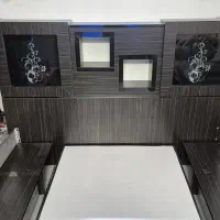 تخت دو نفره ۱۶۰*۲۰۰ قهوه ای تیره