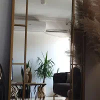 آینه قدی رنگ طلایی