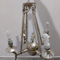 لوستر چهار شاخ با 4 عدد لامپ