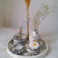 انواع اکسسوری دکوری گیفت شمع وسازه های دست ساز|مجسمه، تندیس، ماکت|ارومیه, |دیوار