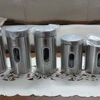 سرویس آشپزخانه ۱۸ پارچ مدل استوانه ای نقره‌ای|ظروف سرو و پذیرایی|قم, هنرستان|دیوار