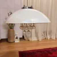 لوستر شیشه ای سفید