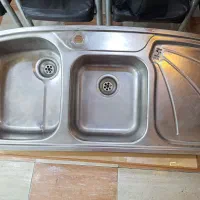 سینک آشپزخانه مارک اخوان  بسیار تمیز سالم