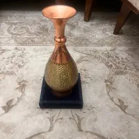 گلدان خاتم کاری مسی برند قربانیان