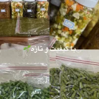 ترشیجات تمیز و سبزی قرمه سرخ شده و‌نشده